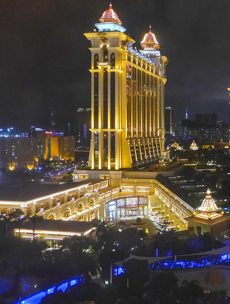 银河澳门酒店夜景建筑